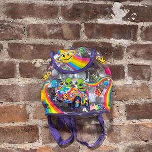 1990S LISA FRANK ZOOMER & ZORBIT CLEAR BACKPACK